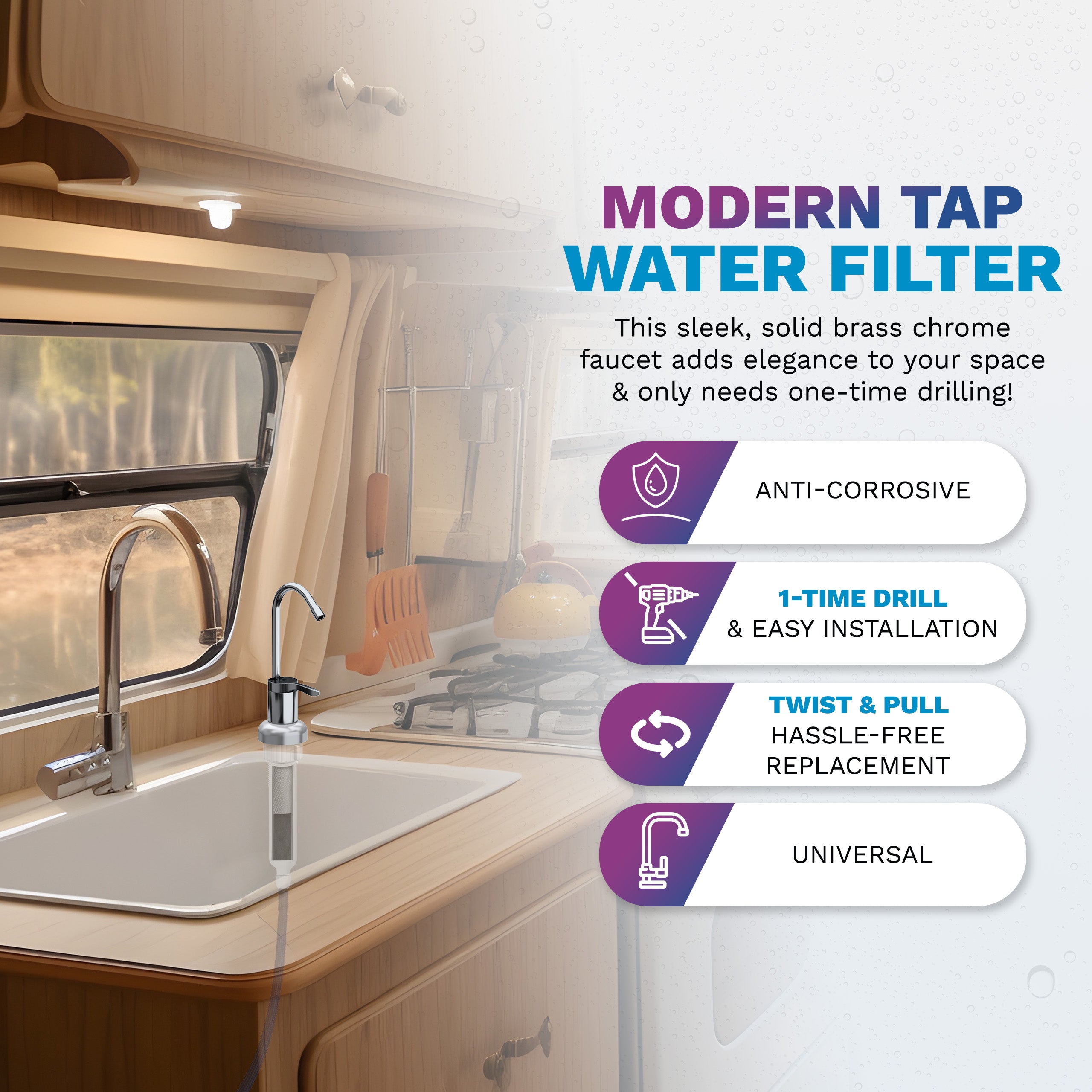 PURERV- Faucet Filter