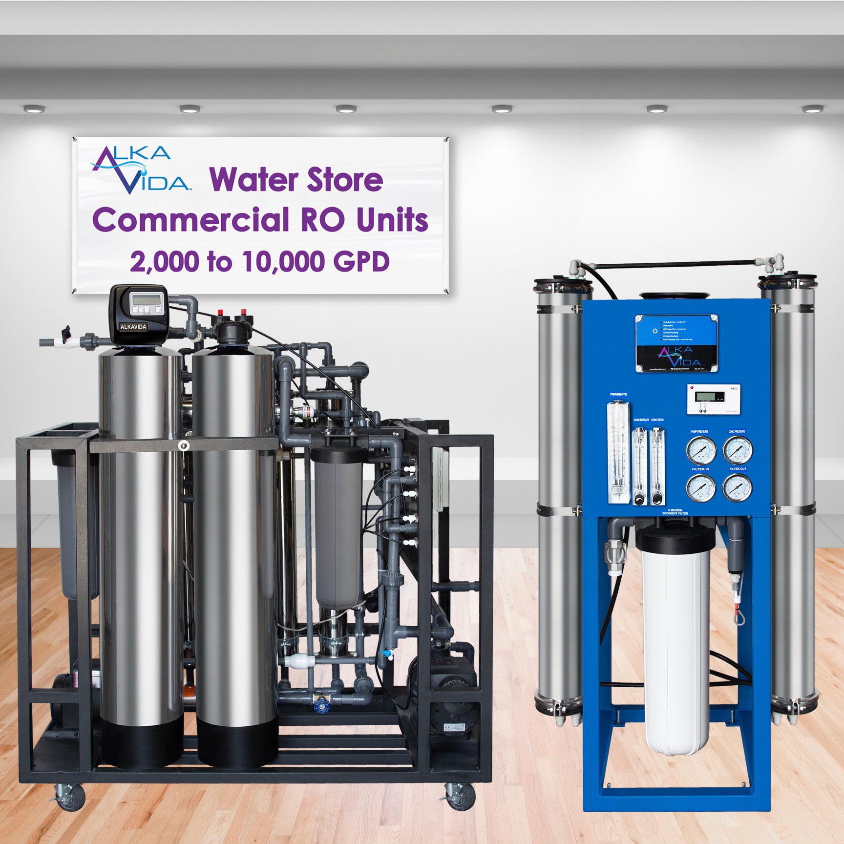AlkaVida Water Store Equipment