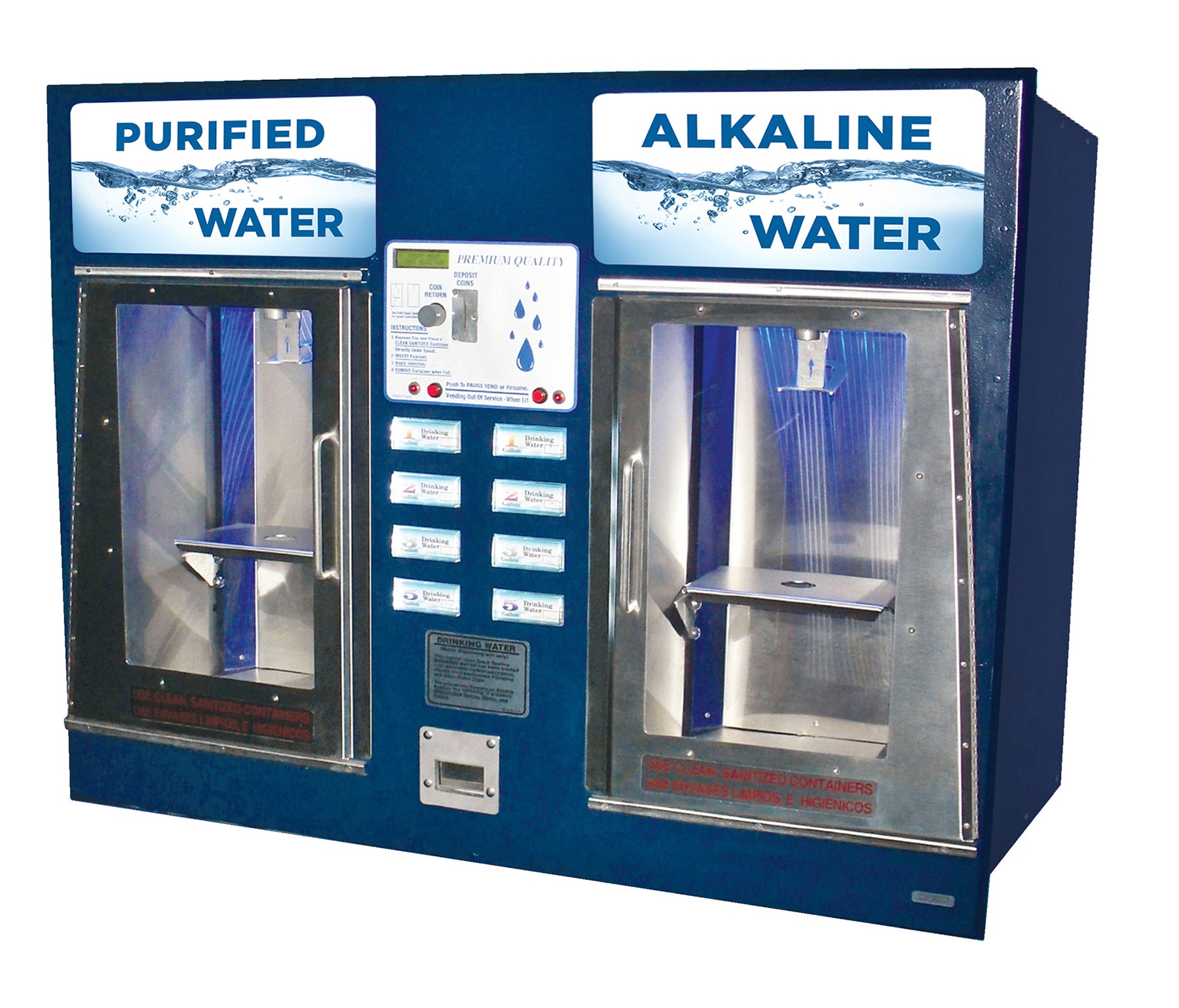 Dual Window Vending Unit