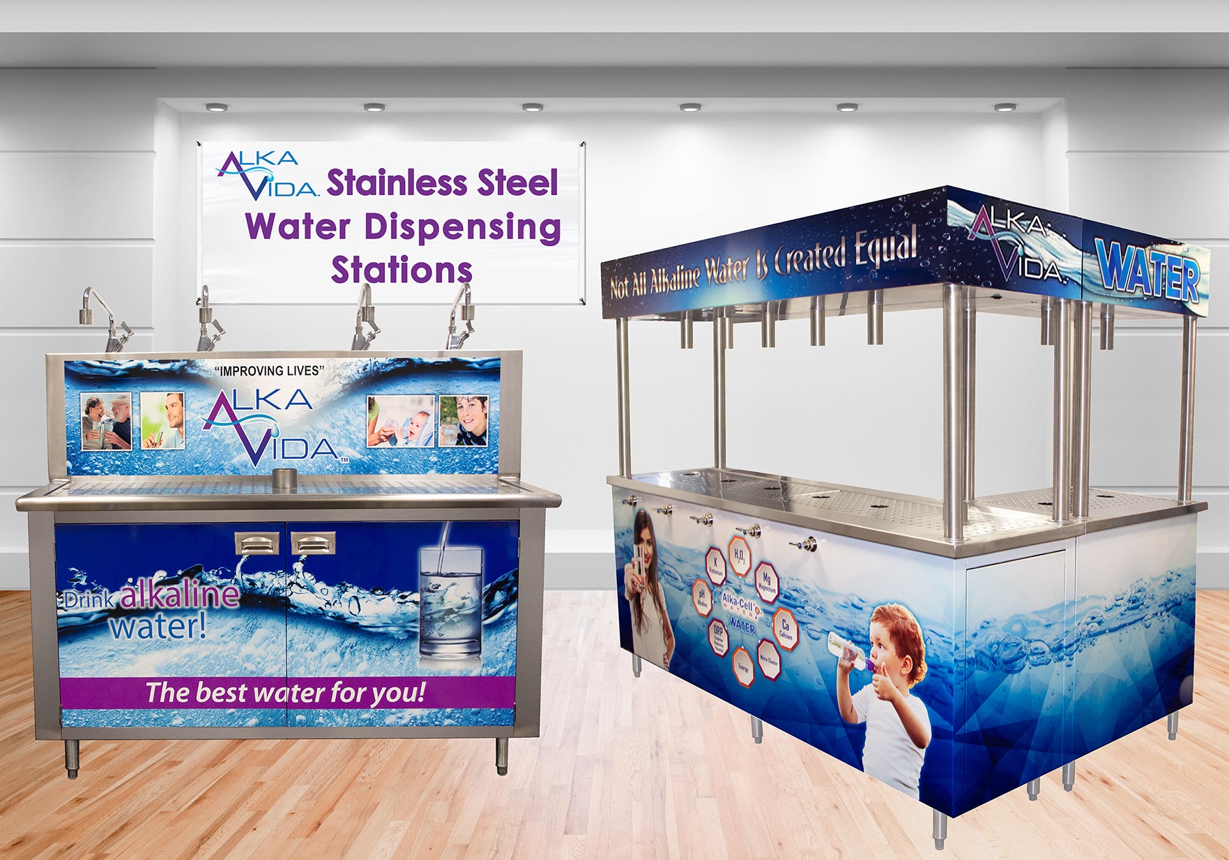 AlkaVida Water Store Equipment