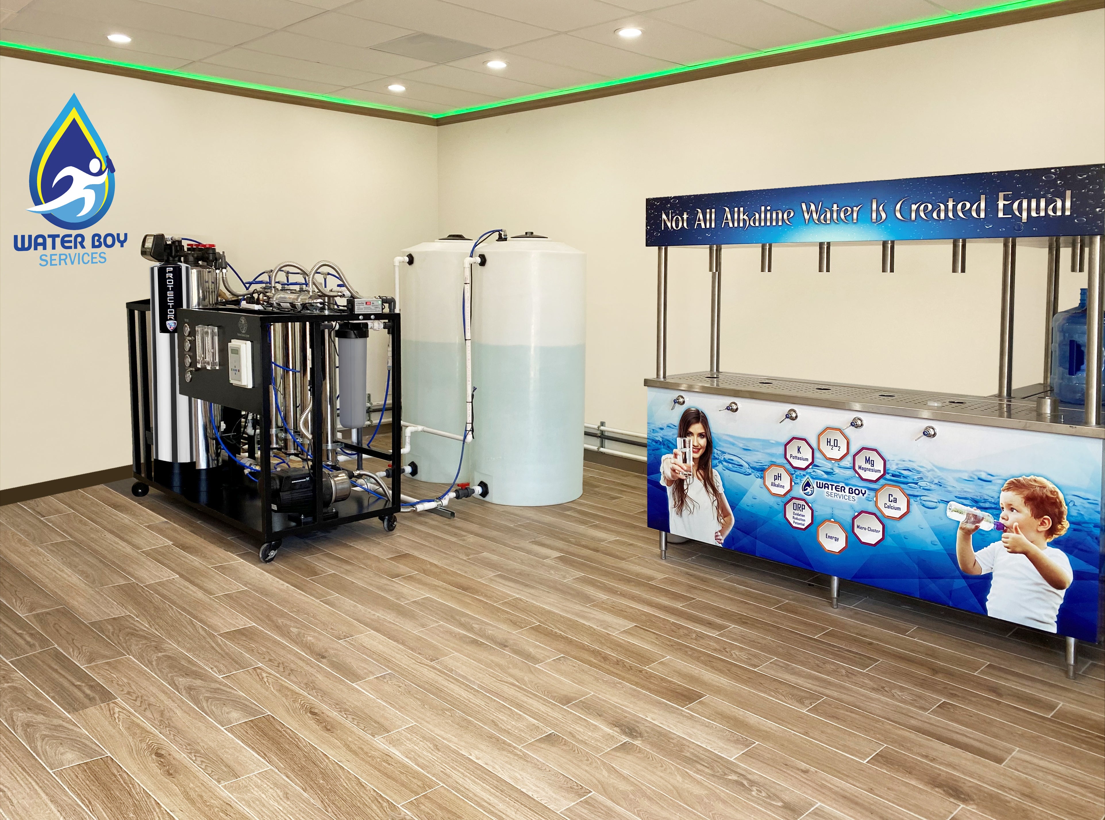 AlkaVida Water Store Equipment