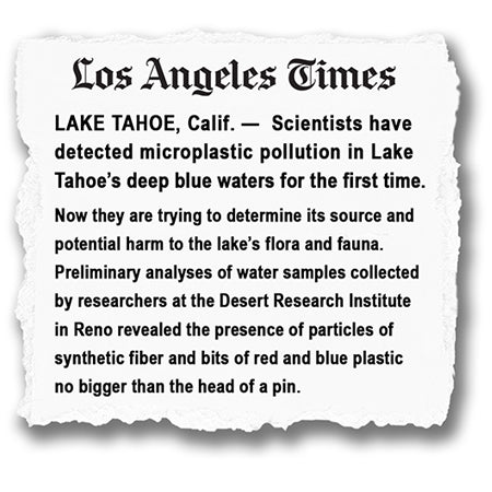 Microplastics are found in Lake Tahoe’s waters for first time ever