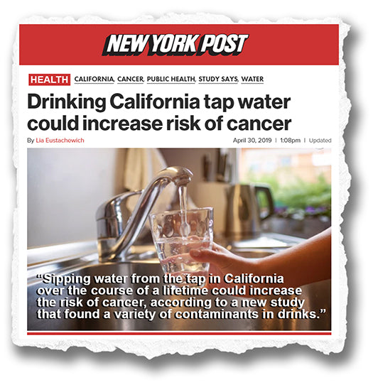 Drinking California tap water could increase risk of cancer